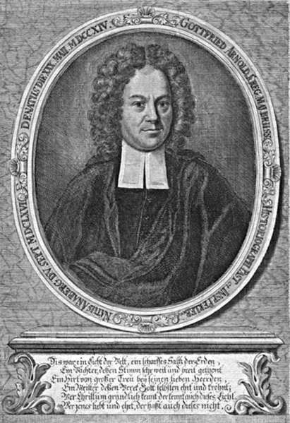 Goethe Etc Goethe And Gottfried Arnold