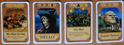 Discworld: Ankh-Morpork - 4 Example brown Game Cards