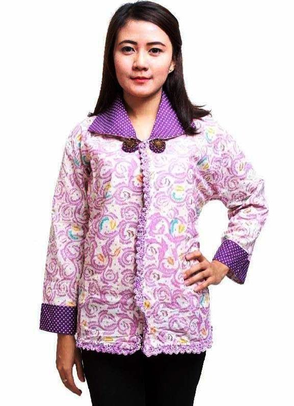 Model Baju Batik Kantor Wanita Lengan Panjang Model Baju Batik Kantor Wanita Lengan Panjang