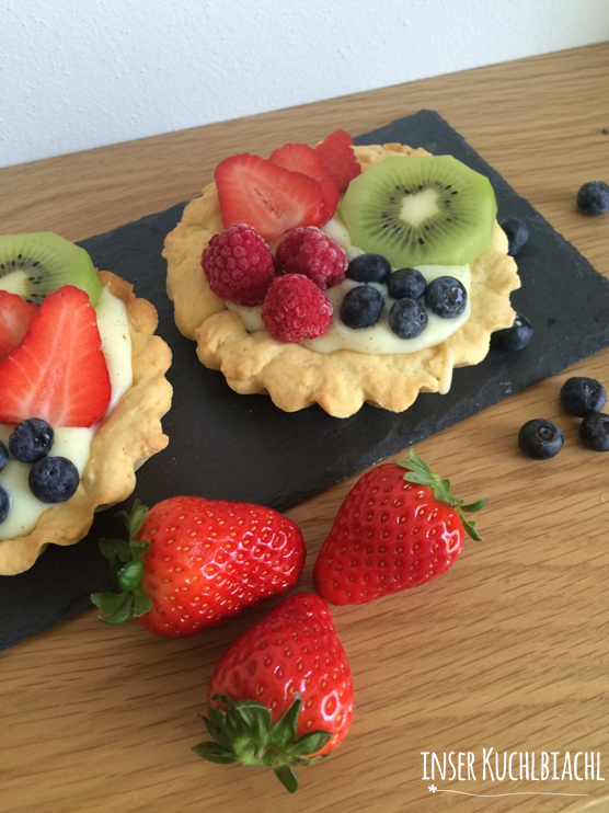 inser Kuchlbiachl: Tartelette mit selbstgemachten Vanillepudding und ...