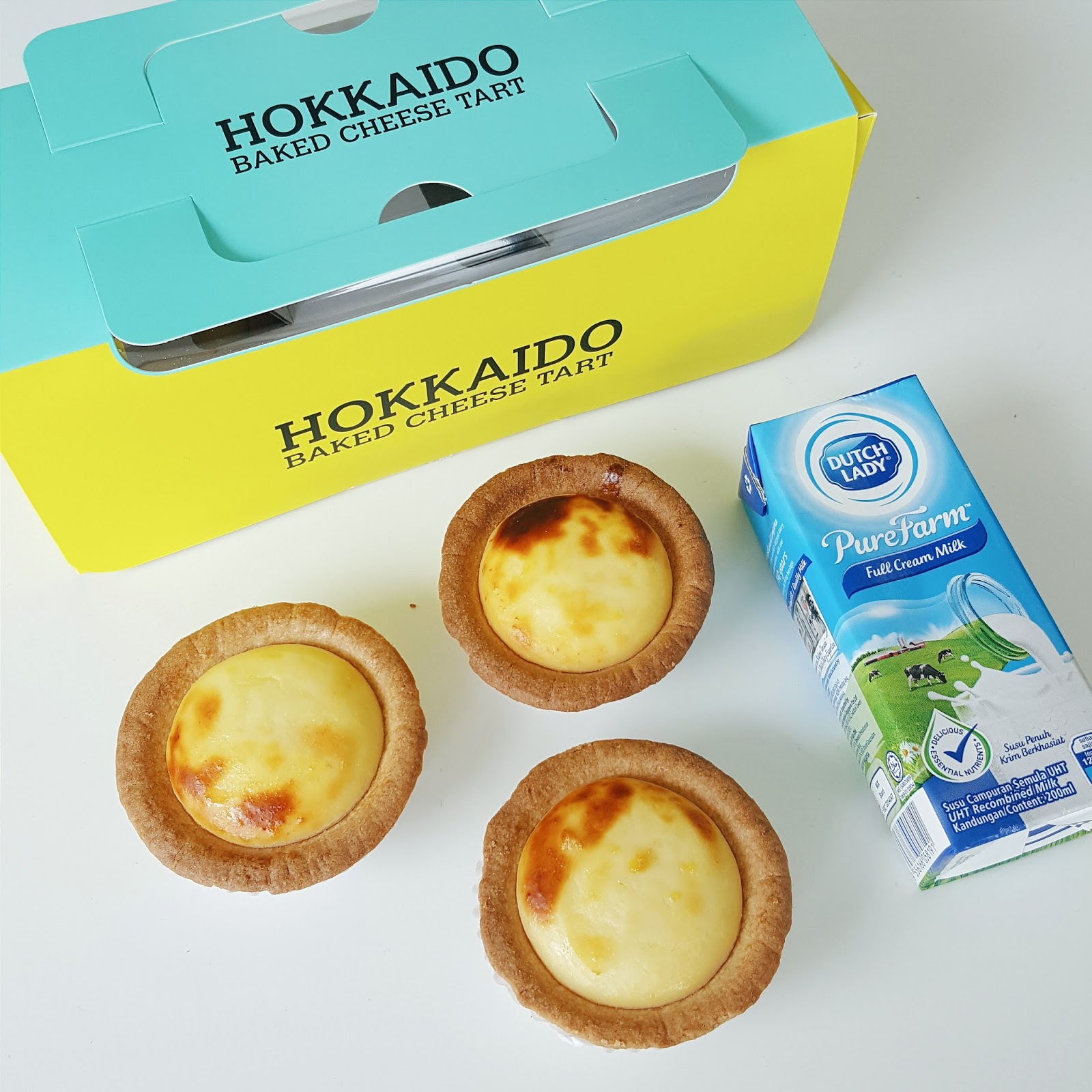 Hokkaido Baked Cheese Tart, Mid Valley | FISHMEATDIE