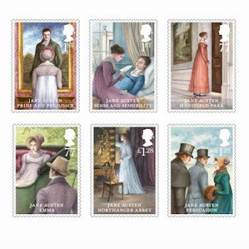 Jane Austen Stamps