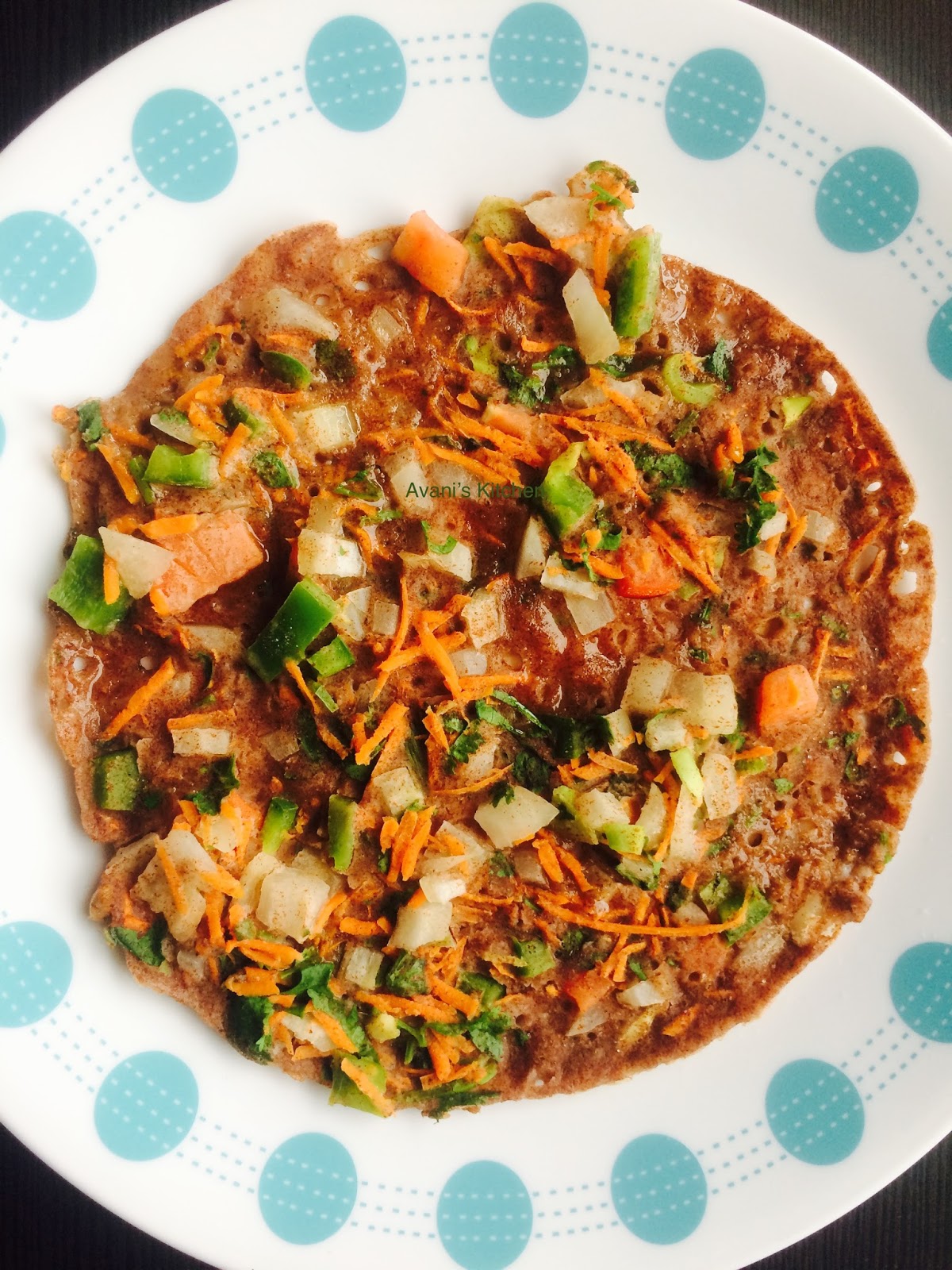 Avani's Kitchen Finger millet pancakes/ Raagi dosa