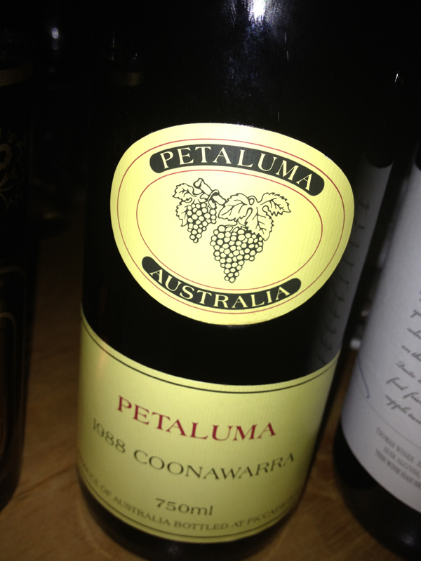 Petaluma Coonawarra 1988 Australian Wine and Drinks Review