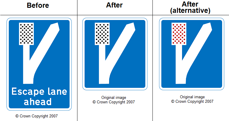 Signage improvements: Diversion and advisory routes | glob on someday