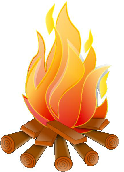 clipart wood fire - photo #3