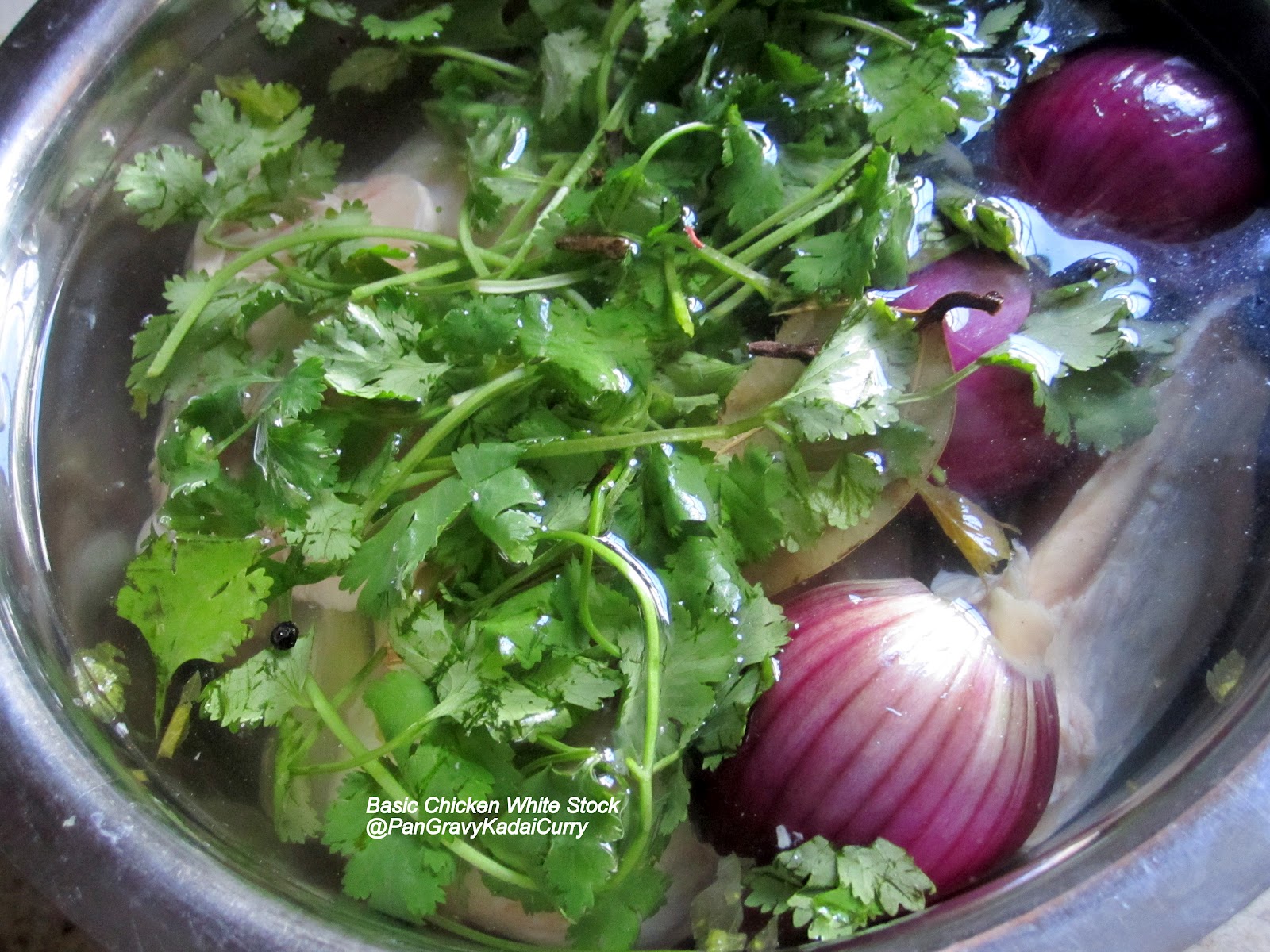 Pan Gravy Kadai Curry Basic "White" Chicken Stock