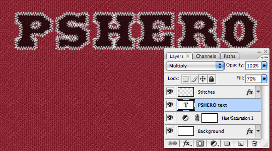 Stitched Text Effect in Photoshop Stitched Text Effect in Photoshop