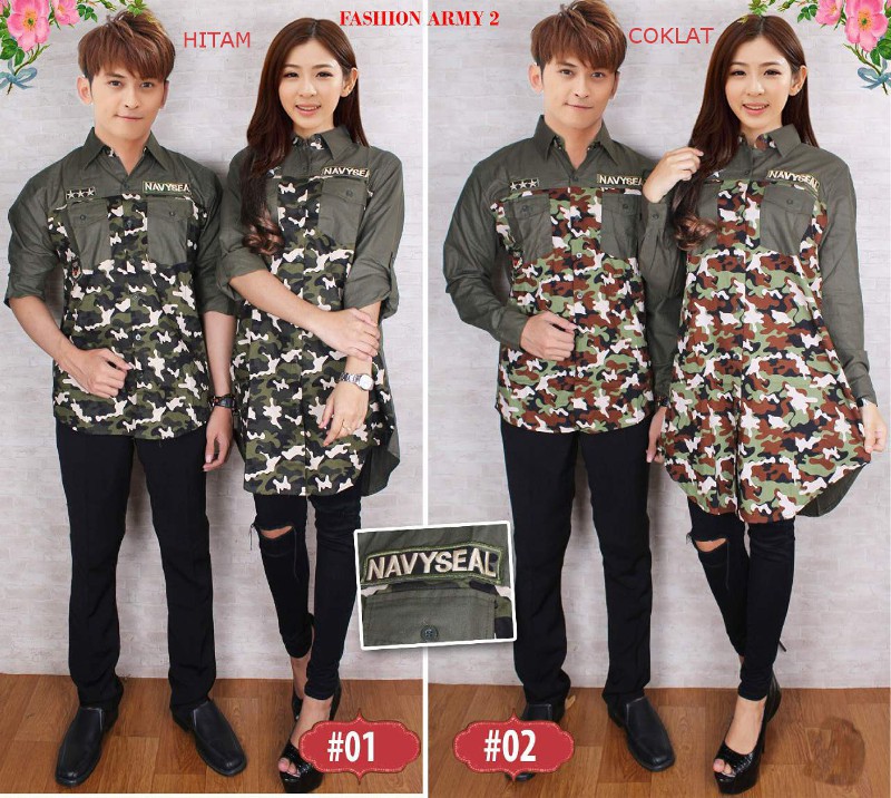 Jual Online Fashion Army 2 Couple Murah Jakarta Bahan Katun Terbaru Jual Online Fashion Army 2 Couple Murah Jakarta Bahan Katun Terbaru