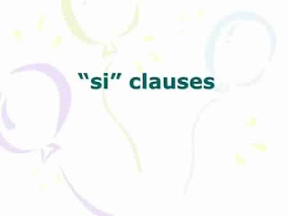 si clauses apprendre e français grammaire conjugaison 