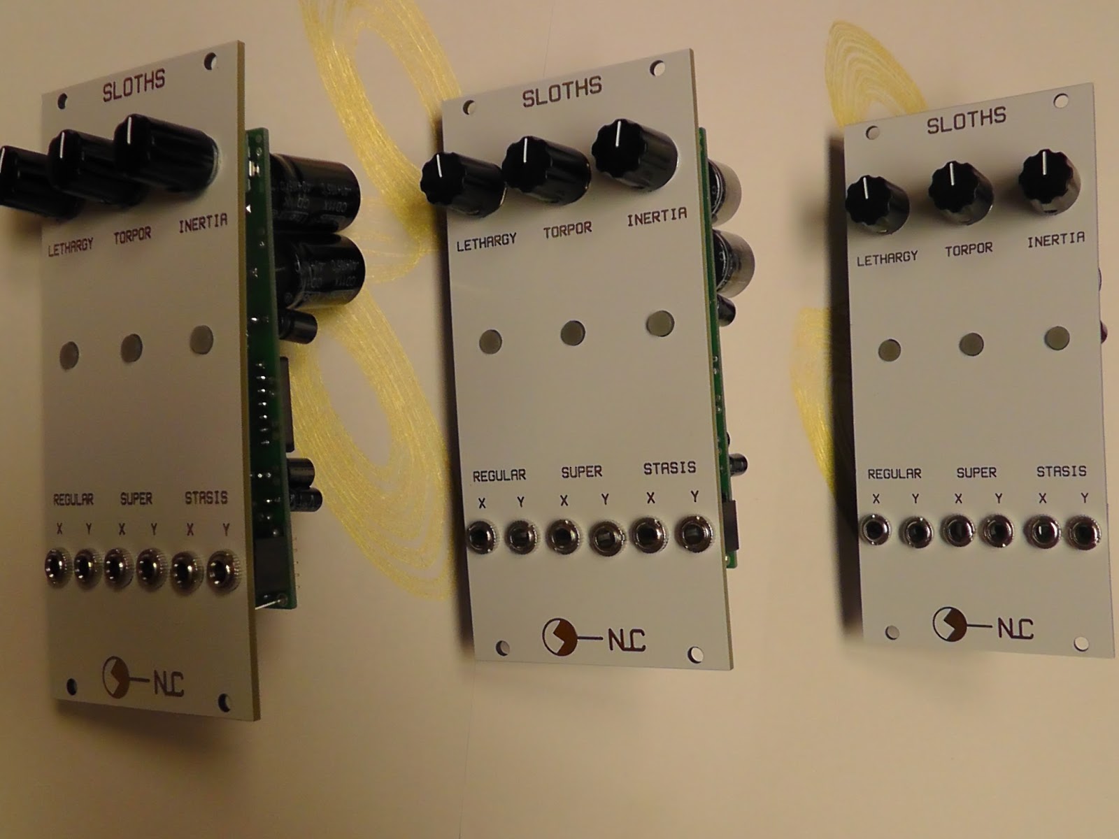 nonlinearcircuits: Triple Sloth panel