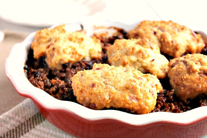 Minced Beef Cobbler Minced Beef Cobbler
