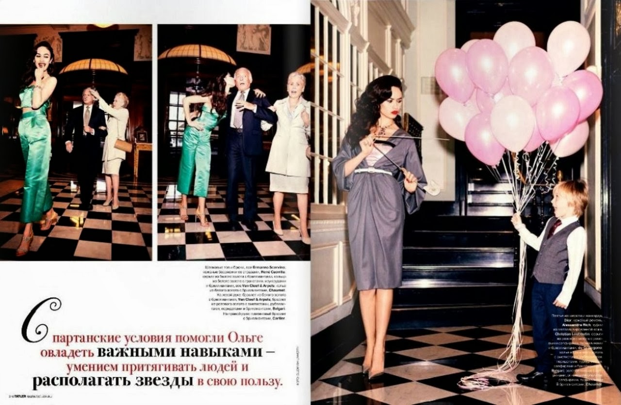 Olga Kurylenko HQ Pictures Tatler Russia Magazine Photoshoot March 2014