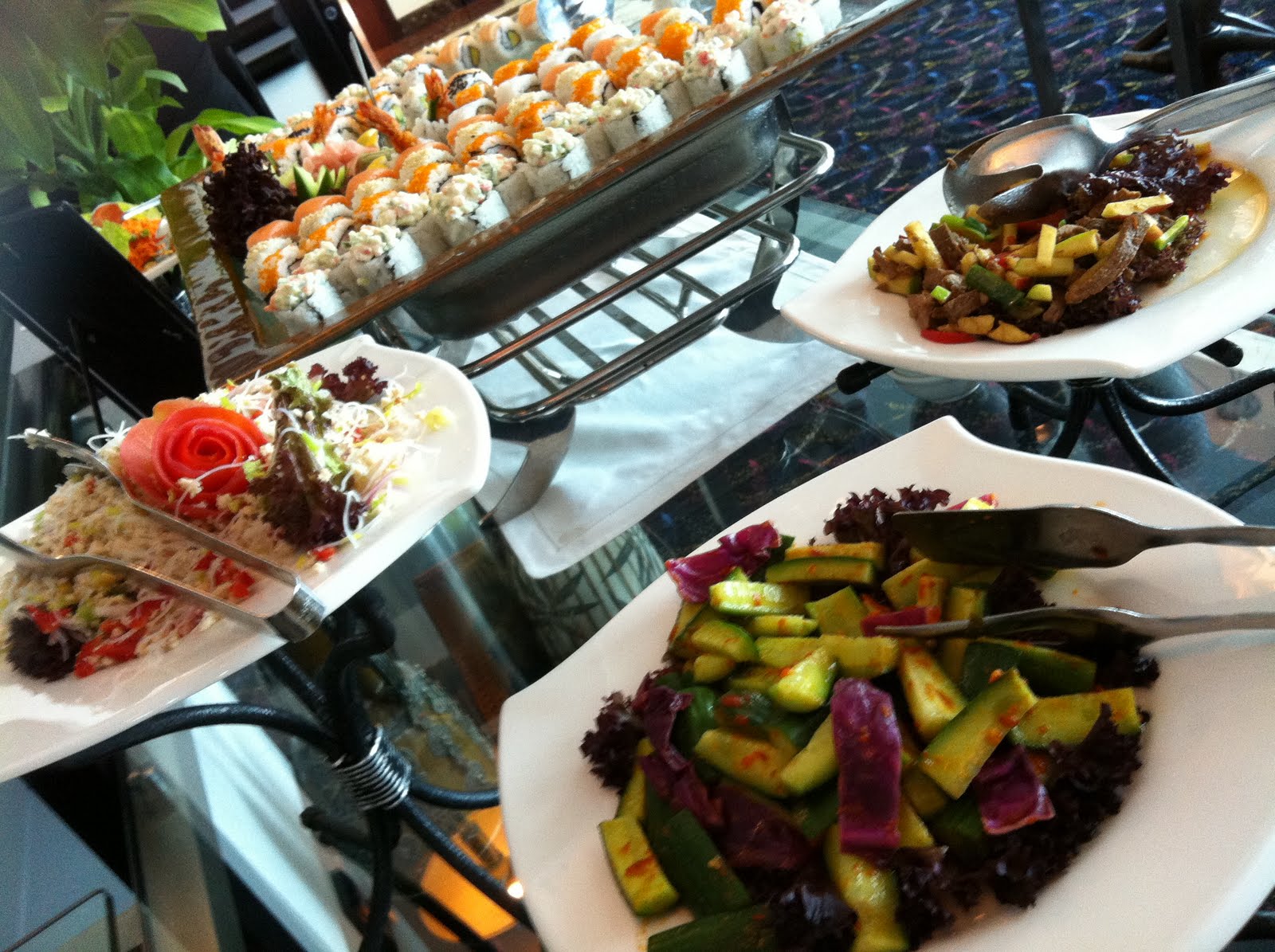 Qatar Culture Club CHOPSTICKS Restaurant in Wyndham Hotel An unusual