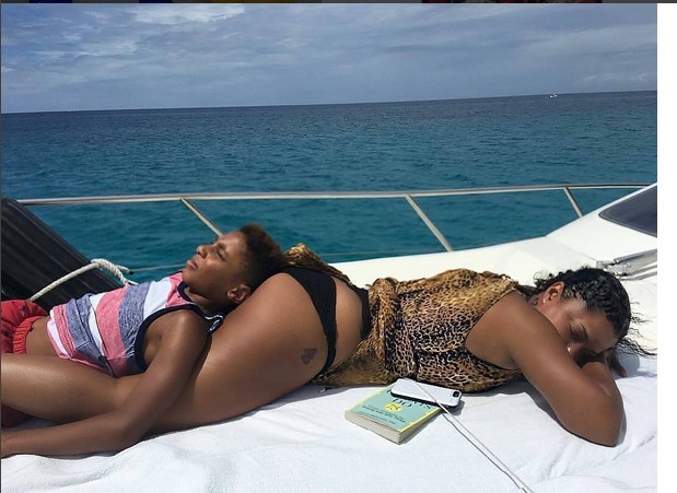 Photo Of Mother And Son Relaxing On A Yacht That Got People Talking.