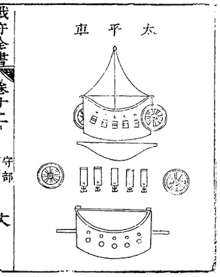 Ming Chinese Moveable Wall Defence Turret