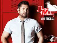 best birthday wishes sachin tendulkar, red background photo sachin tendulkar in white shirt and grey tie