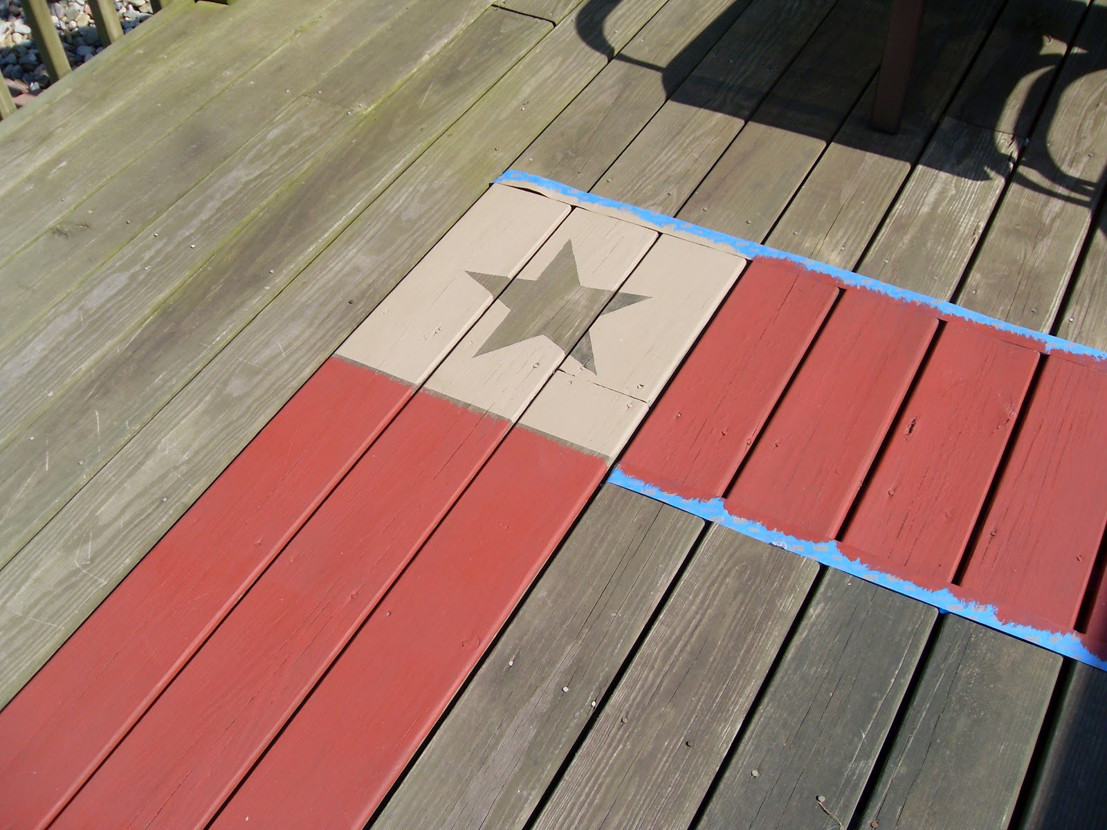 Painted Rug On Deck ashitgo1