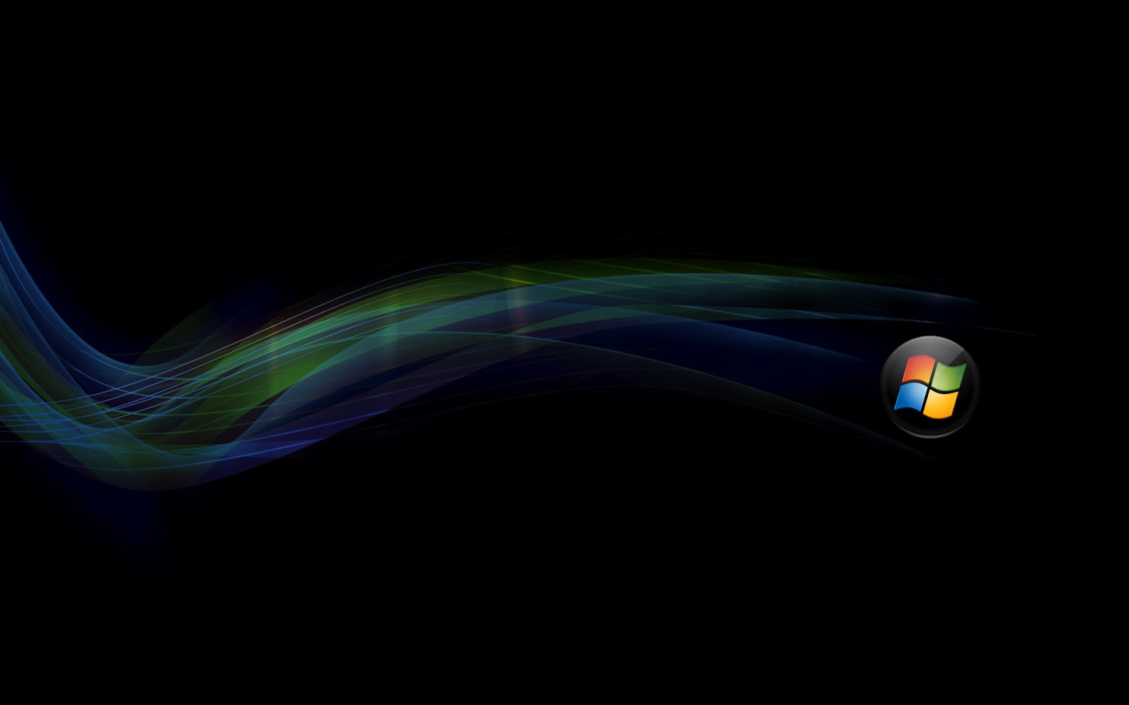 High Definition Wallpapers: Windows 7 Black Wallpaper