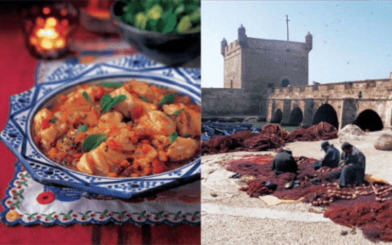 Fish tagine with preserved lemon and mint
