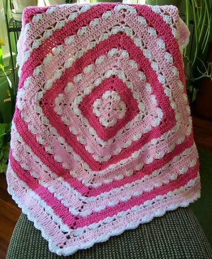 Precious Square Baby Blanket - Free Pattern