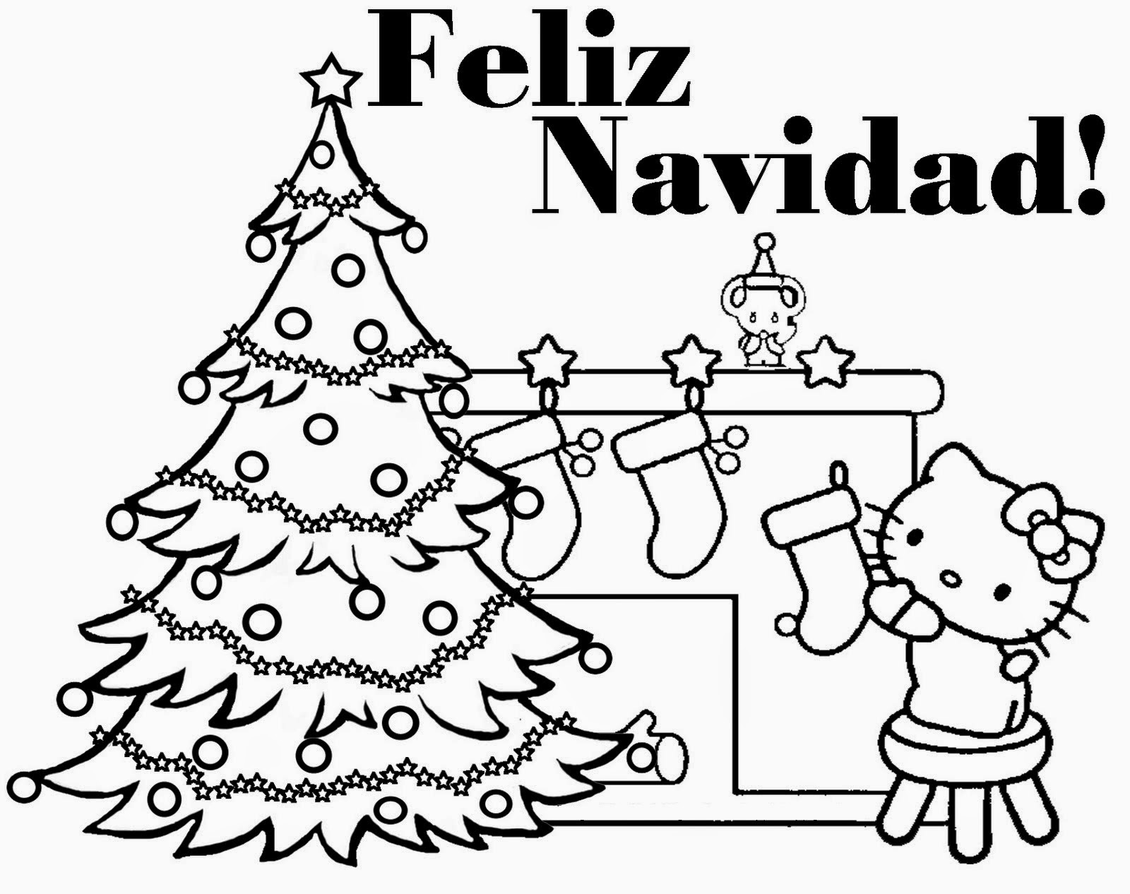 Imagenes Para Colorear Navidad