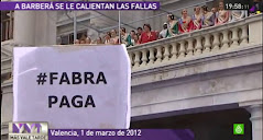 La alcaldesa de Valencia, Ritá Barberá, ha vivido la mascletá más amarga de su vida. La 'Intifalla'