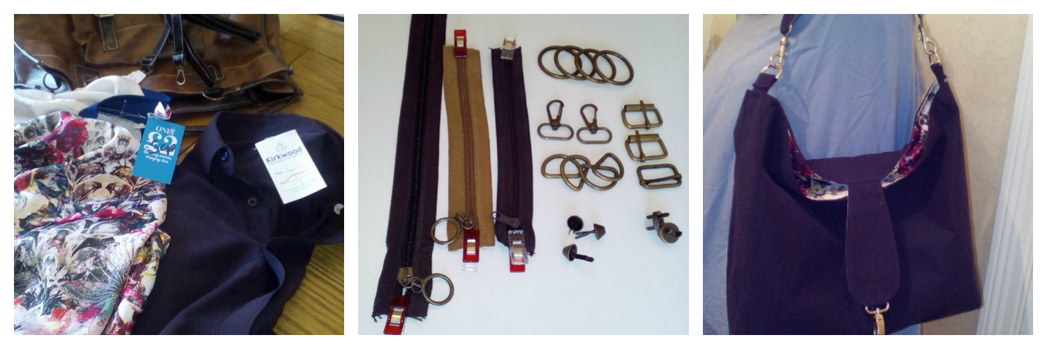 Mrs H the blog British Bag Makers Upcycled Hobo Challenge