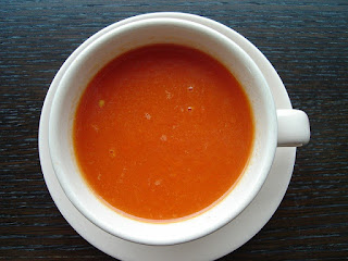 Soupe de poivrons rouges pour Souping