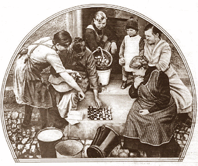 Amas de casa jugando al ajedrez, Ströbeck 1930
