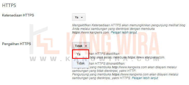 Pengalihan HTTP ke HTTPS secara Otomatis