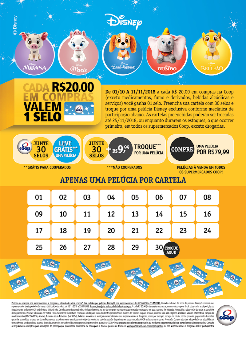 Coop lança campanha de aniversário Coop lança campanha de aniversário