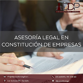 ASESORIA LEGAL EN CONSTITUCIÓN DE EMPRESAS