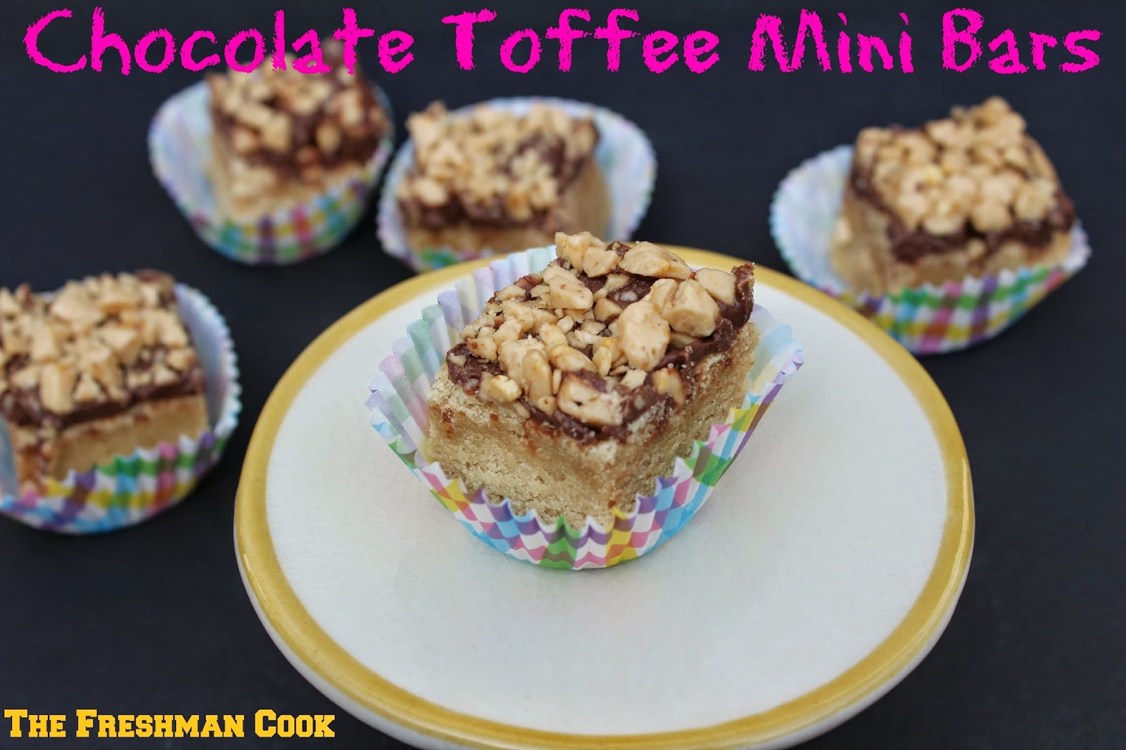 Chocolate Toffee Mini Bars