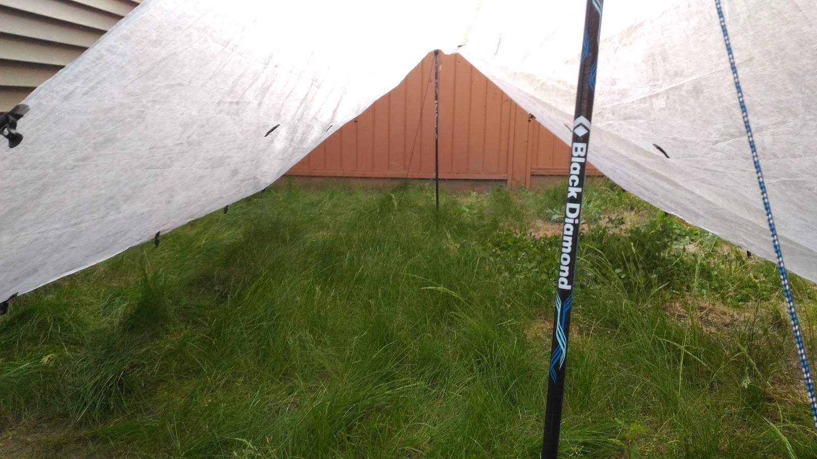 FlyinOrange Hyperlite Mountain Gear Dyneema Flat Tarp Shelter