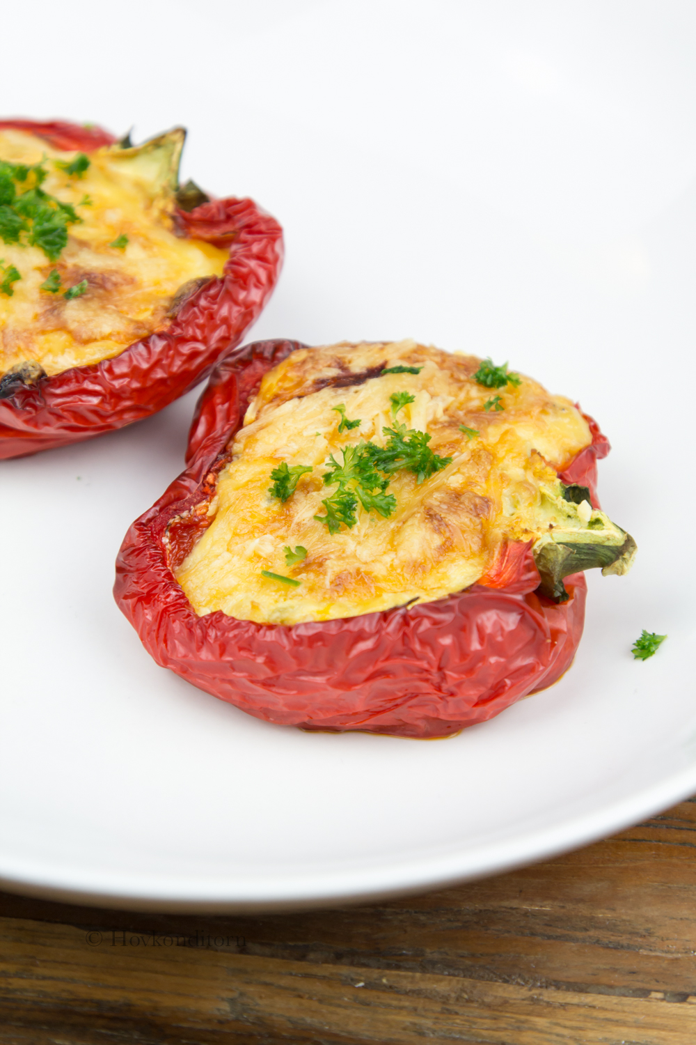 Hovkonditorn Ricotta stuffed Bell Peppers