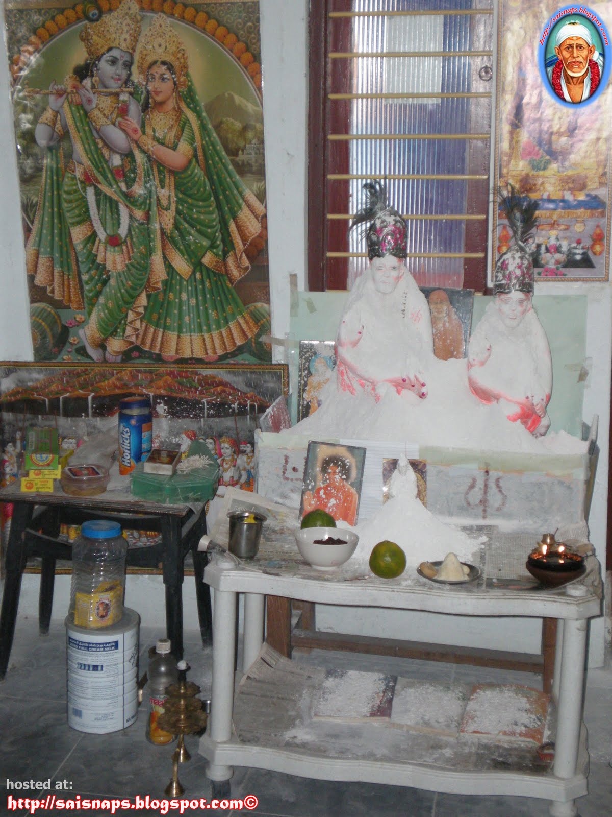 Sai Wallpaper Sai Baba's Udi Miracle at Sai Devotee A V S Sarma's Home