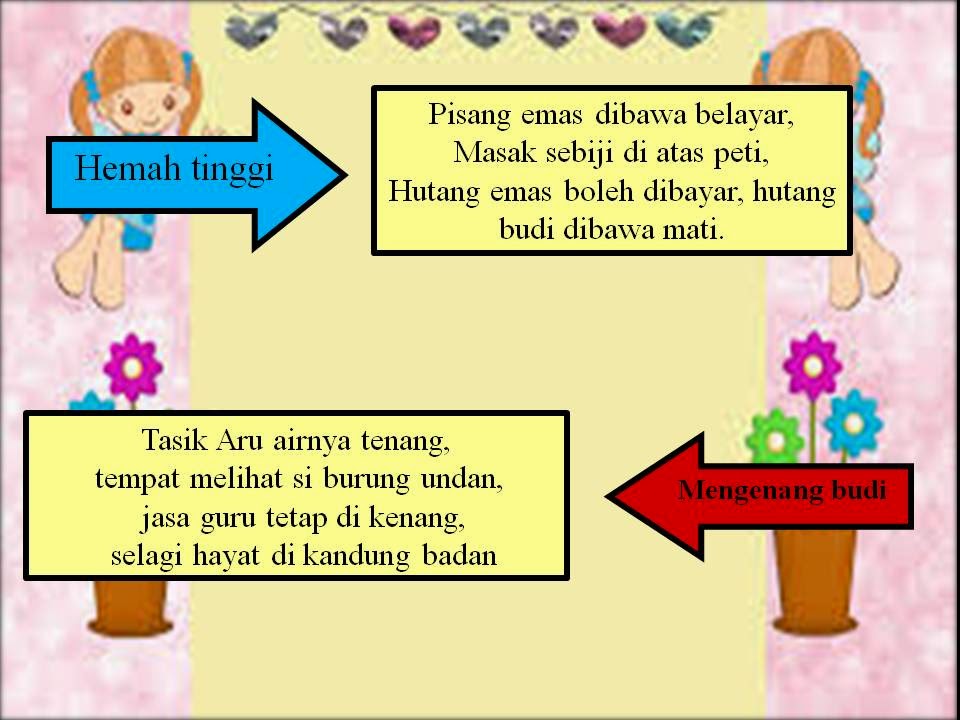 Pesanan Tok Ayah Pantun Empat Kerat