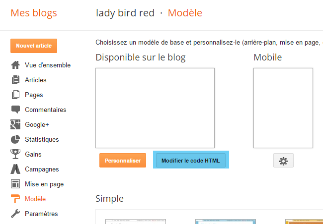 Ajouter des images à la barre de navigation . Lady Bird Red || http://ladybirdr.blogspot.fr/ Ajouter des images à la barre de navigation