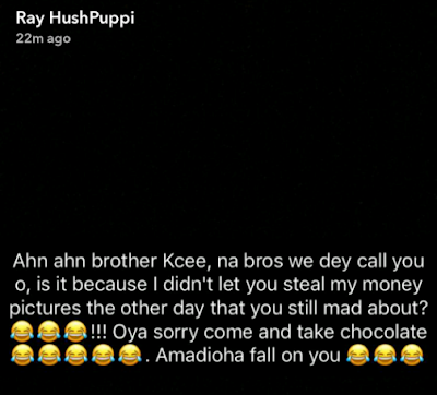 Hushpuppi Kcee,Ice Prince and Phyno drama