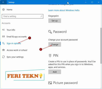 Menghapus password pada windows - Feri Tekno