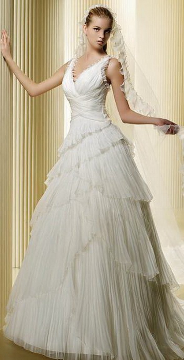 vintage embellished wedding dress