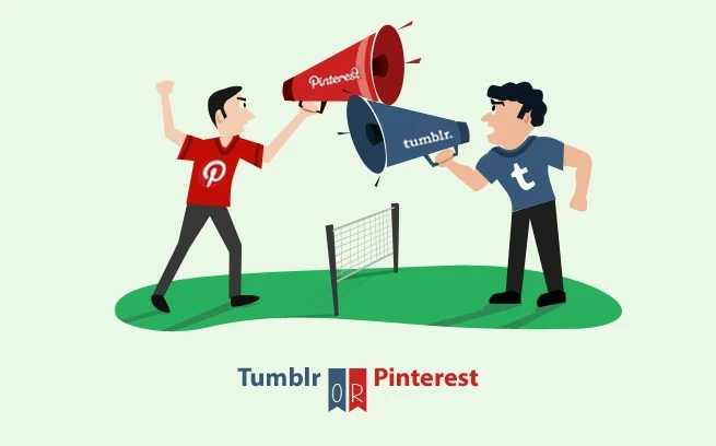 Pinterest or Tumblr: Which Works Best For Your Visual Content - infographic