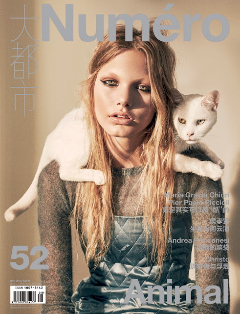 Model @ Annika Krijt by Laurie Bartley for Numéro China, September 2015 