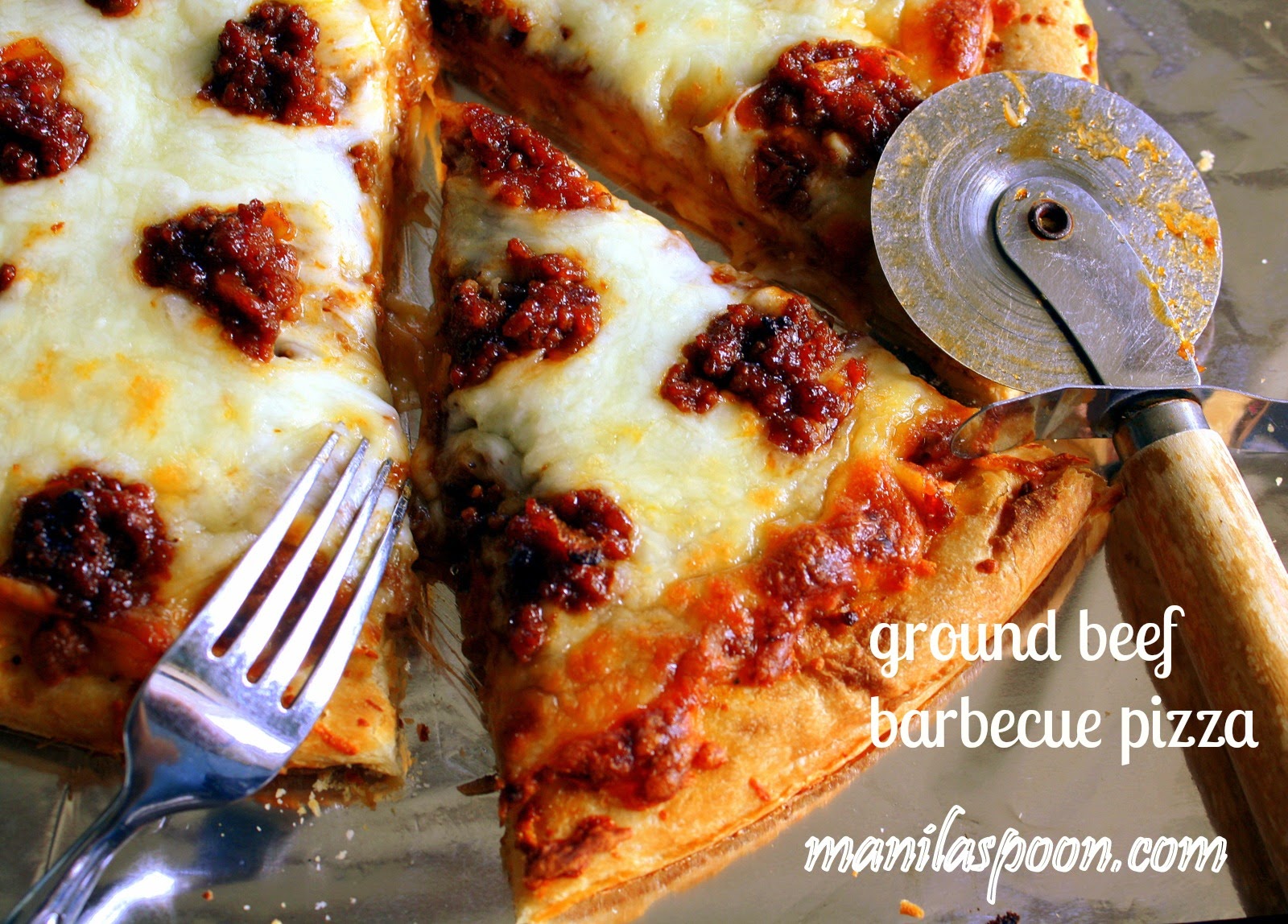 Ground Beef Barbecue Pizza Manila Spoon