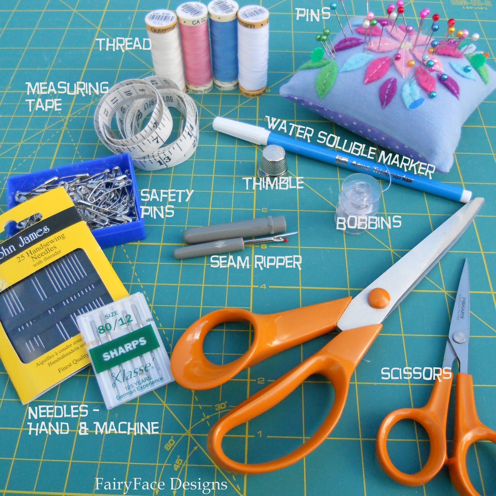 List 97+ Images sewing materials names and pictures Completed