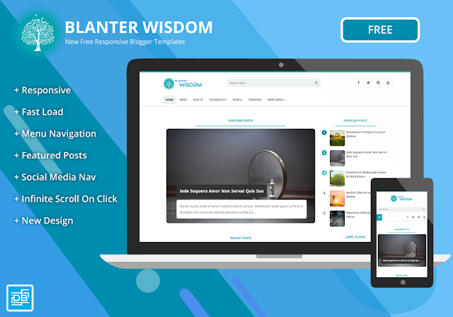 Blanter Wisdom Blogger Template