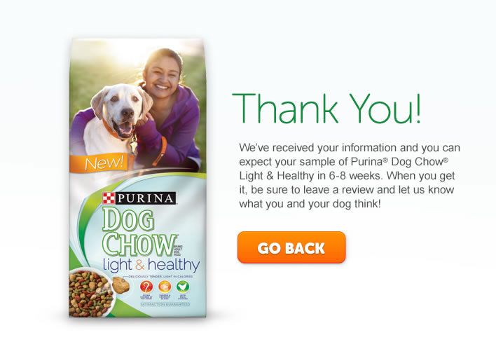 Amber's Unique Coupon Page Free Purina Dog Chow Light and Healthy Sample!