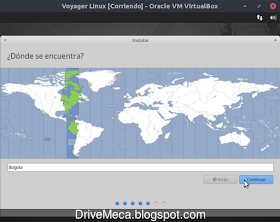 Activamos zona horaria en Linux Voyager