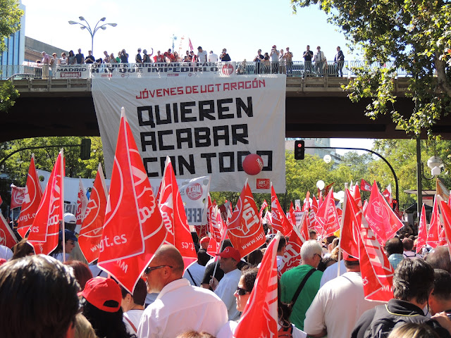 Fotos de la Gran marcha sobre Madrid. 15 de septiembre